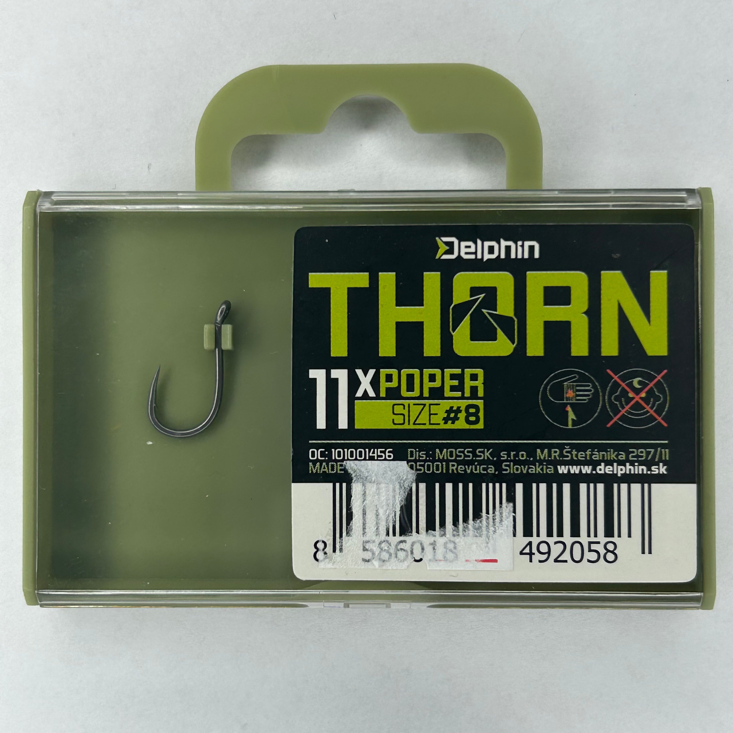 Delphin Haken Thorn Poper 11 Stk.